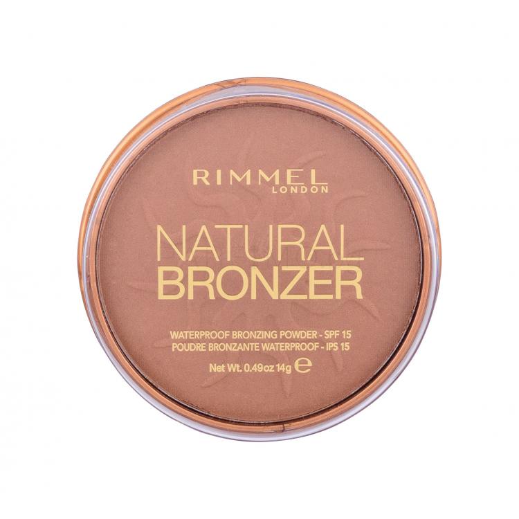 Rimmel London Natural Bronzer SPF15 Бронзант за жени 14 гр Нюанс 026 Sun Kissed