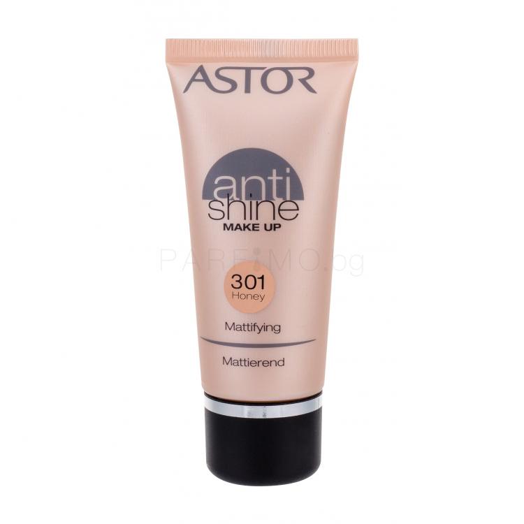 ASTOR Anti Shine Makeup Mattifying Фон дьо тен за жени 30 ml Нюанс 301 Honey