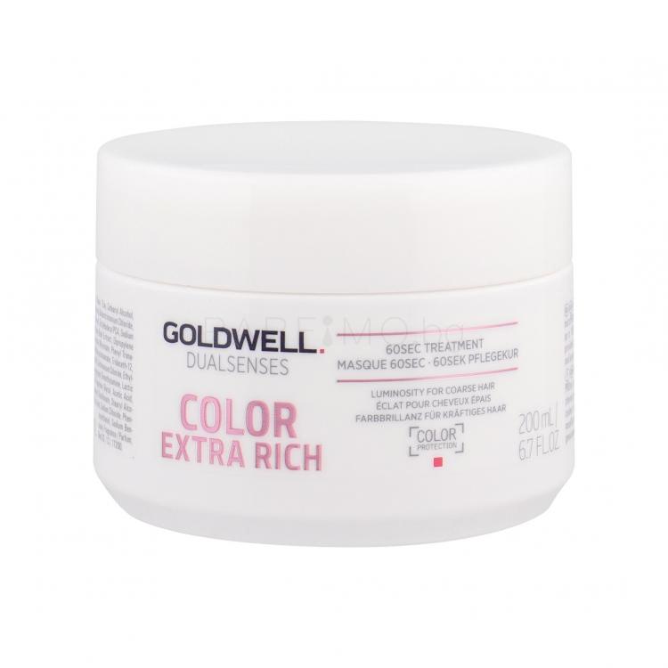 Goldwell Dualsenses Color Extra Rich 60 Sec Treatment Маска за коса за жени 200 ml