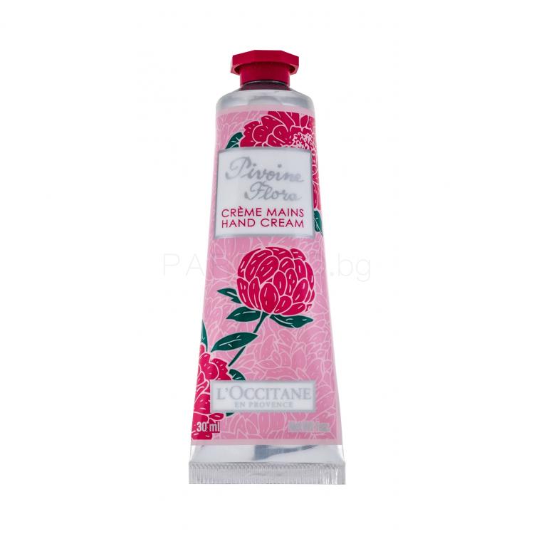 L&#039;Occitane Pivoine Flora Крем за ръце за жени 30 ml