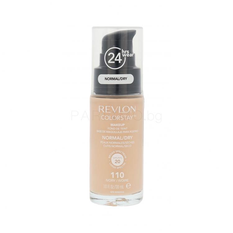 Revlon Colorstay Normal Dry Skin SPF20 Фон дьо тен за жени 30 ml Нюанс 110 Ivory