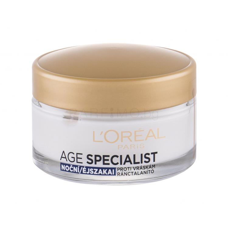 L&#039;Oréal Paris Age Specialist 55+ Нощен крем за лице за жени 50 ml