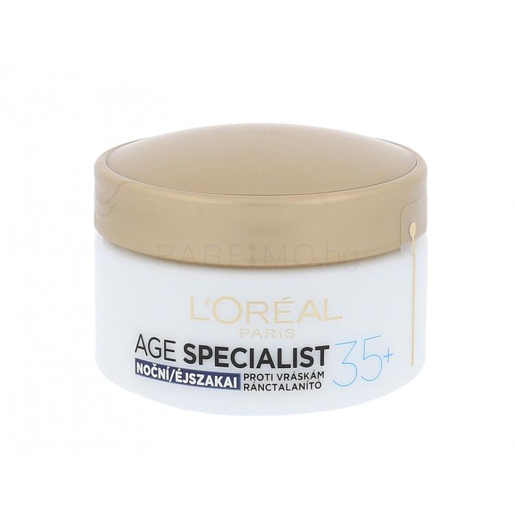 L&#039;Oréal Paris Age Specialist 35+ Нощен крем за лице за жени 50 ml