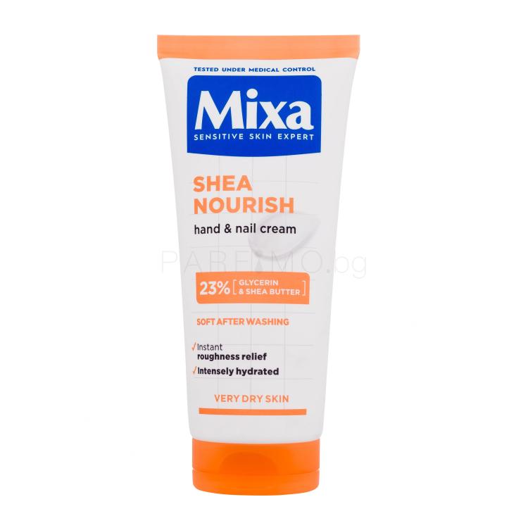 Mixa Shea Nourish Hand &amp; Nail Cream Крем за ръце 100 ml