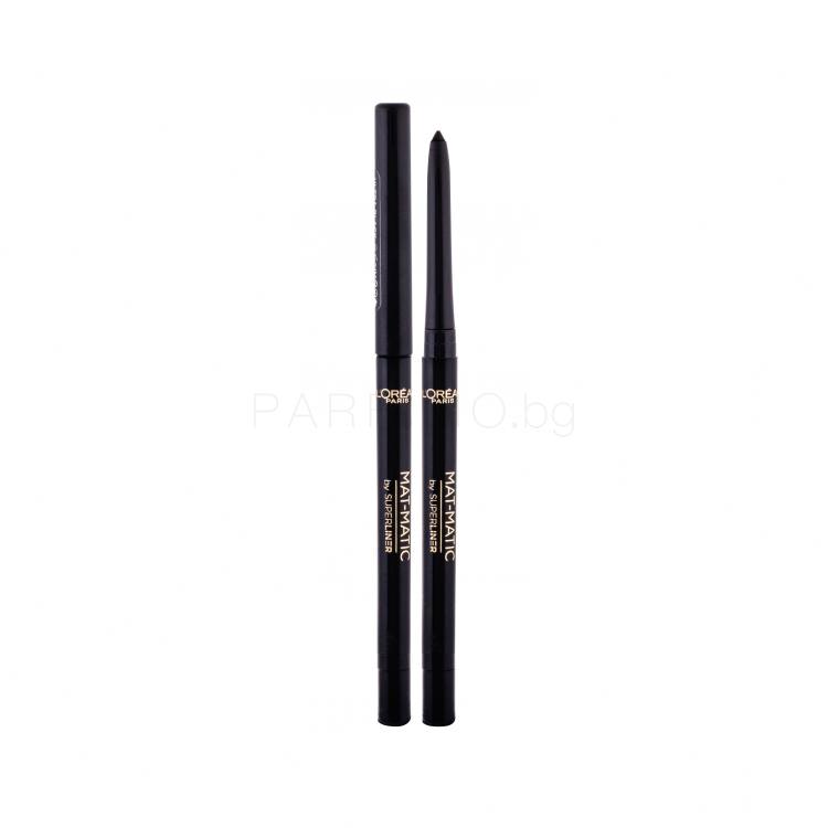 L&#039;Oréal Paris Super Liner Mat-MATIC Молив за очи за жени 5 гр Нюанс Ultra Black