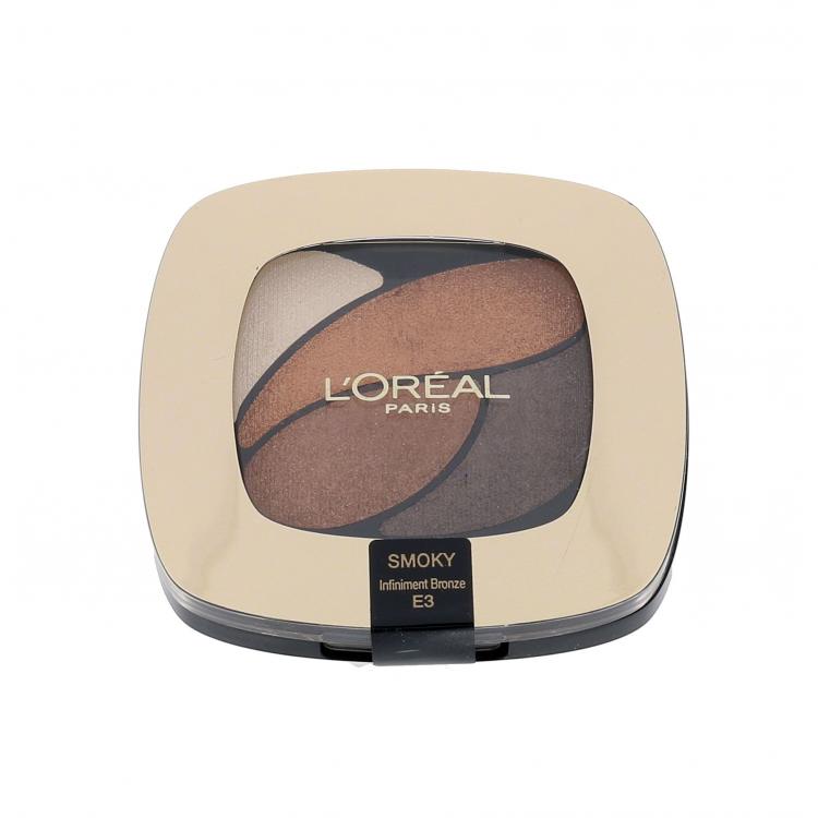L&#039;Oréal Paris Color Riche Quad Eye Shadows Сенки за очи за жени 2,5 гр Нюанс E3 Infiniment Bronze