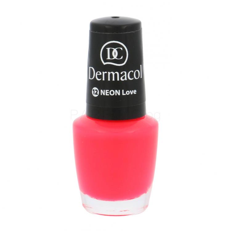 Dermacol Neon Лак за нокти за жени 5 ml Нюанс 12 Love