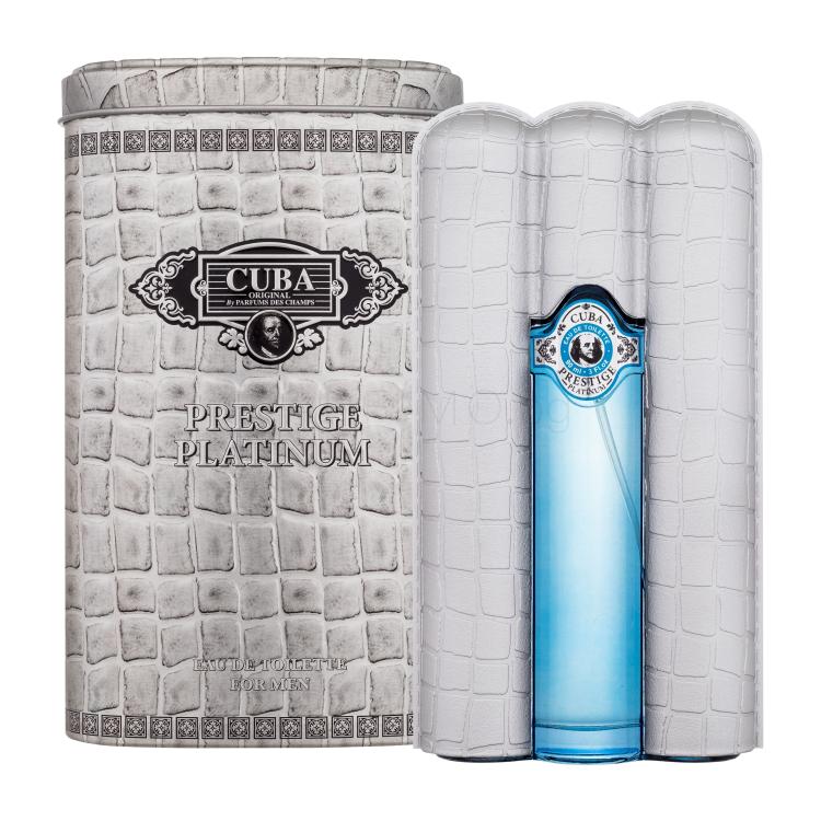 Cuba Prestige Platinum Eau de Toilette за мъже 90 ml