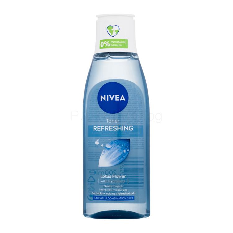Nivea Refreshing Toner Почистваща вода за жени 200 ml
