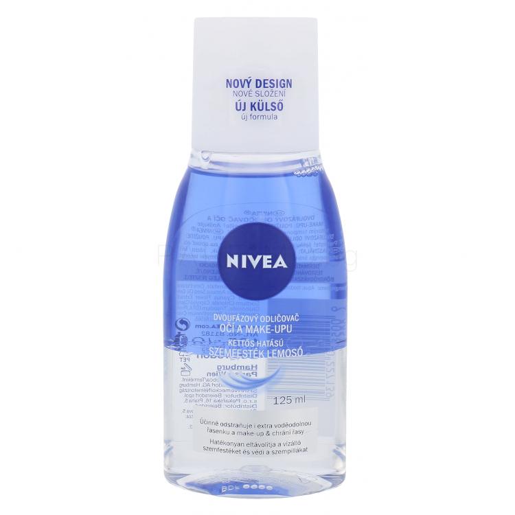 Nivea Double Effect Eye Make-up Remover Почистване на грим от очите за жени 125 ml