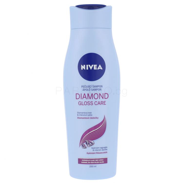 Nivea Diamond Gloss Care Шампоан за жени 250 ml