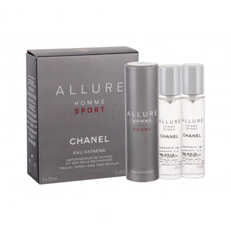 Chanel Allure Homme Sport Eau Extreme Eau de Toilette за мъже Впръскване със завъртане 3x20 ml