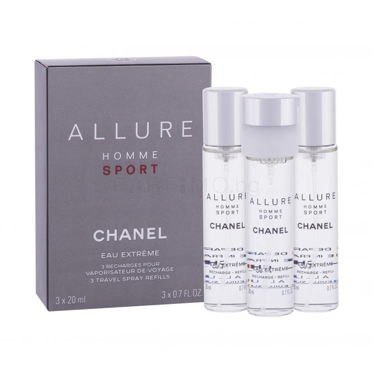 Chanel Allure Homme Sport Eau Extreme Eau de Toilette за мъже Пълнител 3x20 ml