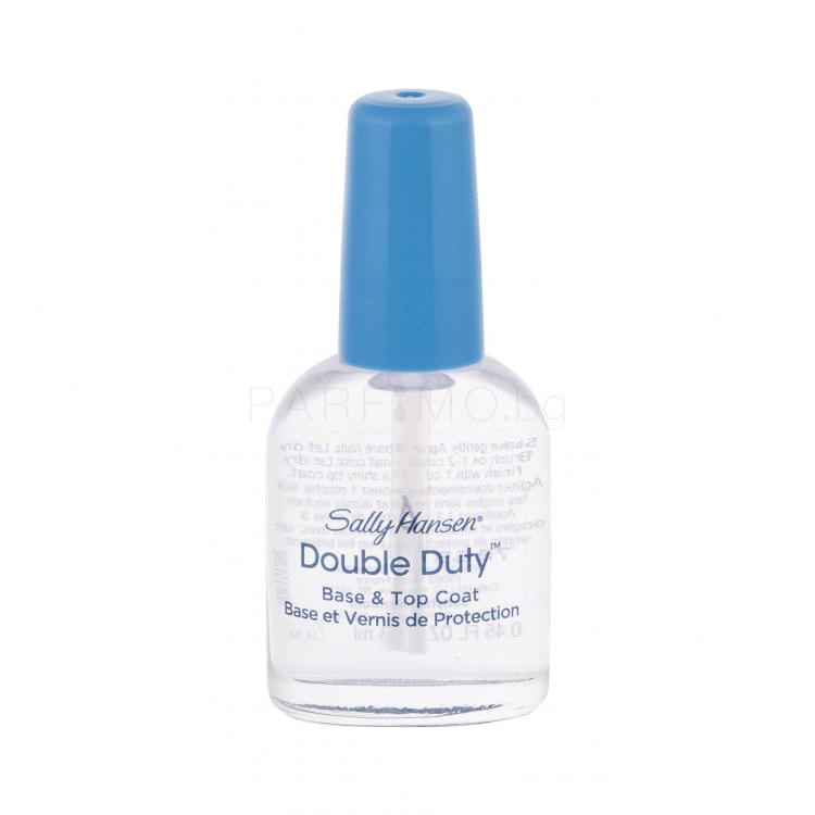 Sally Hansen Double Duty Strengthening Base &amp; Top Coat Грижа за ноктите за жени 13,3 ml