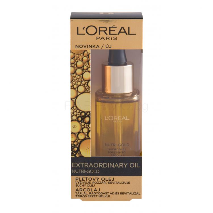 L&#039;Oréal Paris Nutri-Gold Extraordinary Oil Масло за лице за жени 30 ml