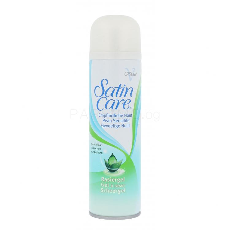 Gillette Satin Care Sensitive Skin Гел за бръснене за жени 200 ml