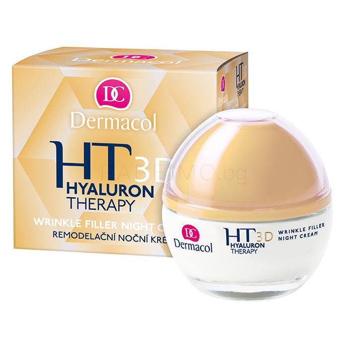 Dermacol 3D Hyaluron Therapy Нощен крем за лице за жени 50 ml