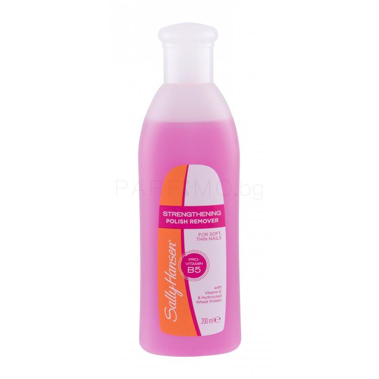 Sally Hansen Polish Remover Strengthening Лакочистител за жени 200 ml