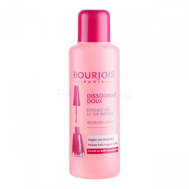 BOURJOIS Paris Gentle Nail Enamel Remover Лакочистител за жени 125 ml