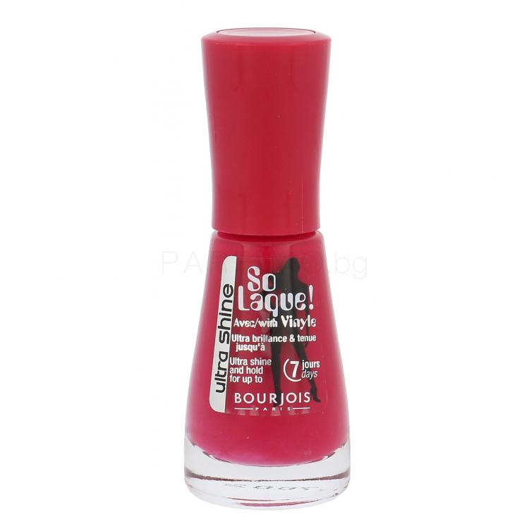 BOURJOIS Paris So Laque Ultra Shine Лак за нокти за жени 10 ml Нюанс 23 Fuchsia Hype