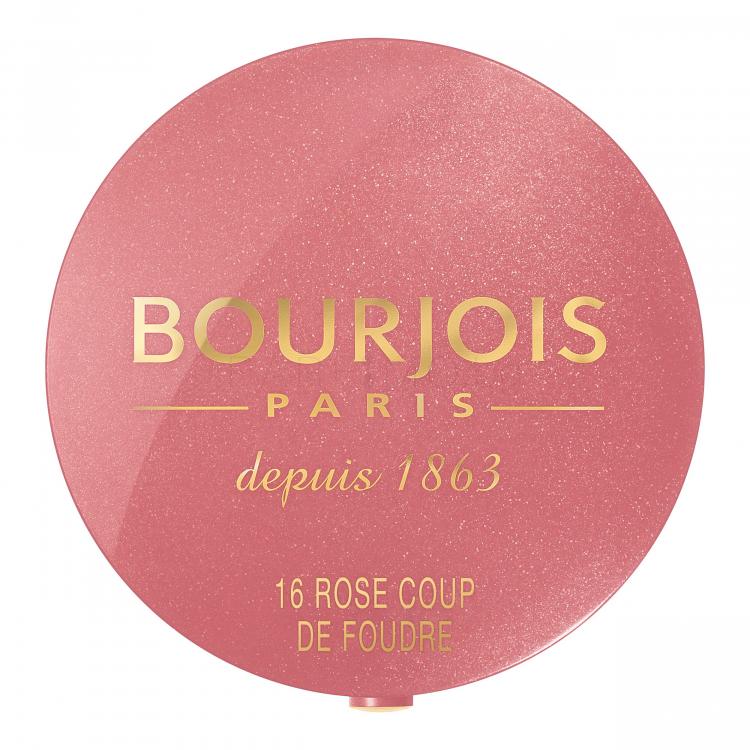 BOURJOIS Paris Little Round Pot Руж за жени 2,5 гр Нюанс 16 Rose Coup De Foudre