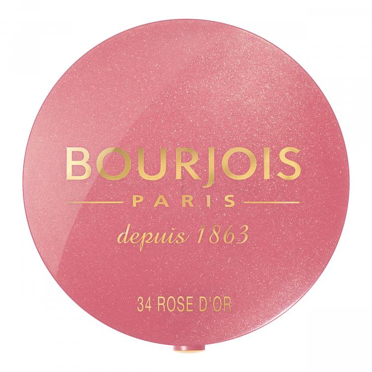 BOURJOIS Paris Little Round Pot Руж за жени 2,5 гр Нюанс 34 Rose D´Or