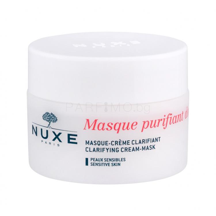 NUXE Rose Petals Cleanser Clarifying Cream-Mask Маска за лице за жени 50 ml