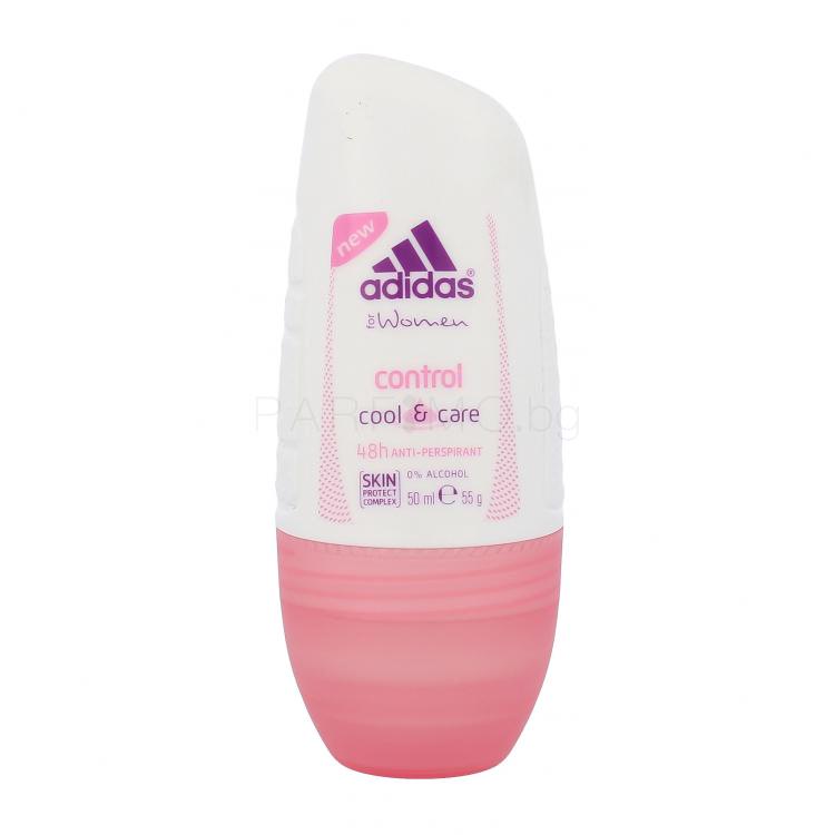 Adidas Control Cool &amp; Care 48h Антиперспирант за жени 50 ml