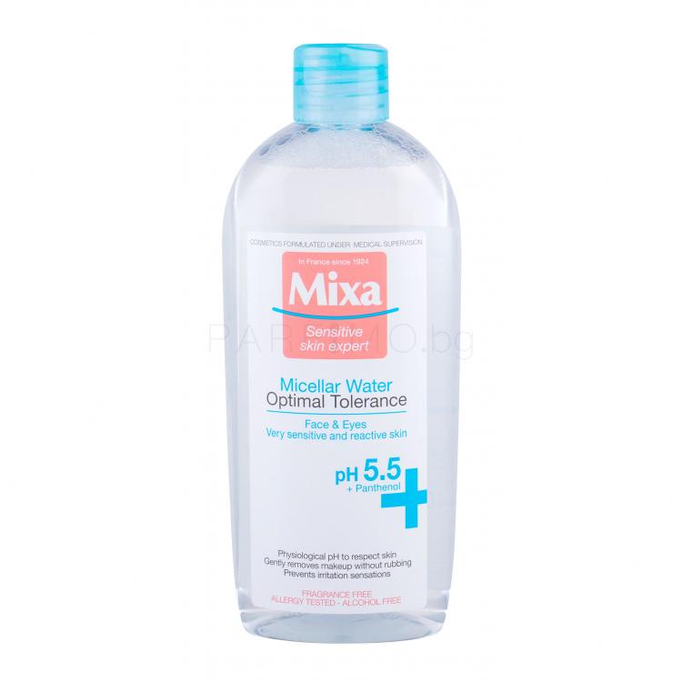 Mixa Optimal Tolerance Мицеларна вода за жени 400 ml