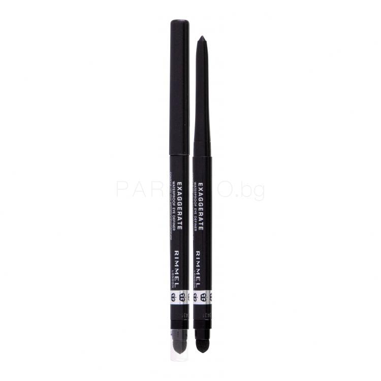 Rimmel London Exaggerate Молив за очи за жени 0,28 g Нюанс 262 Blackest Black