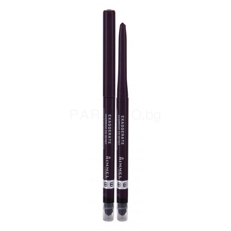 Rimmel London Exaggerate Молив за очи за жени 0,28 g Нюанс 271 Ripe Plum