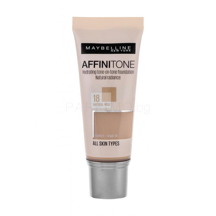 Maybelline Affinitone Фон дьо тен за жени 30 ml Нюанс 18 Natural Rose