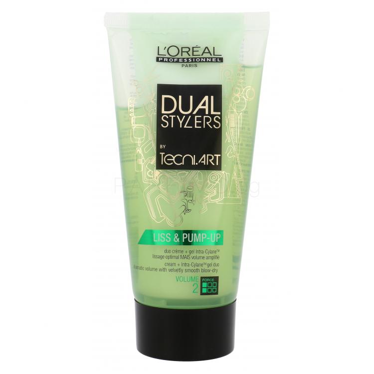 L&#039;Oréal Professionnel Dual Stylers Liss &amp; Pump-Up Гел за коса за жени 150 ml
