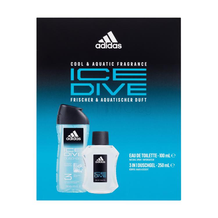 Adidas Ice Dive Подаръчен комплект EDT 100 ml + душ гел 250 ml