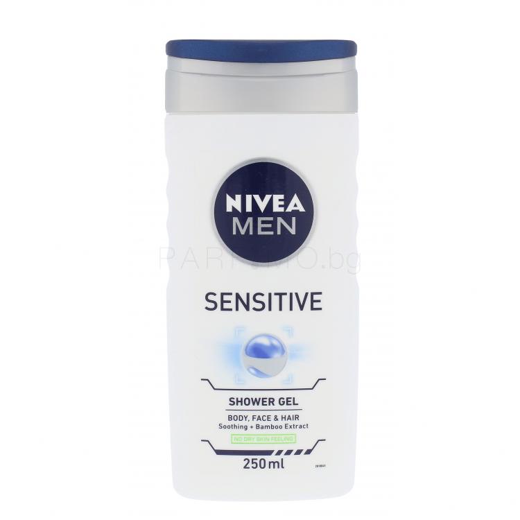 Nivea Men Sensitive Душ гел за мъже 250 ml