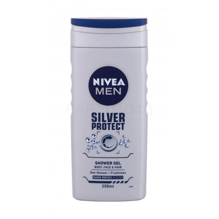 Nivea Men Silver Protect Душ гел за мъже 250 ml
