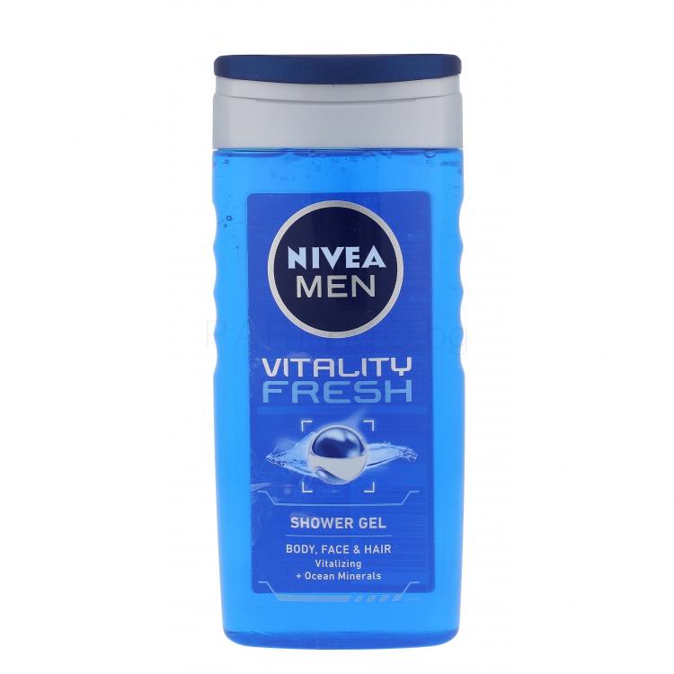 Nivea Men Vitality Fresh Душ гел за мъже 250 ml