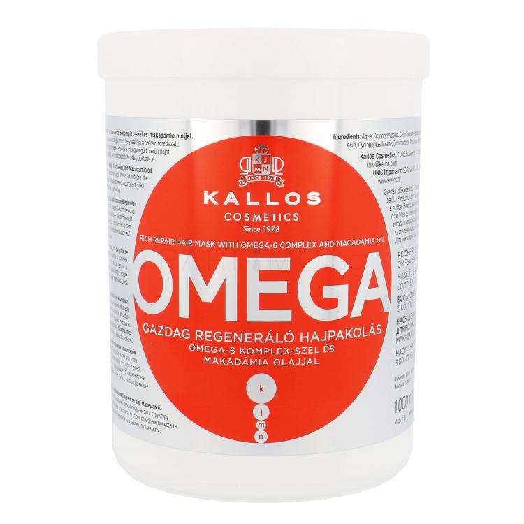 Kallos Cosmetics Omega Маска за коса за жени 1000 ml