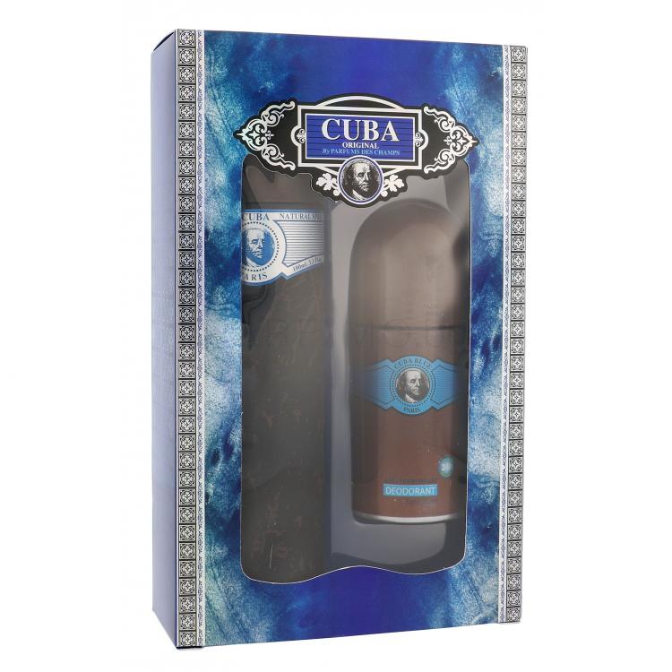 Cuba Blue Подаръчен комплект EDT 100 ml + рол-он 50 ml