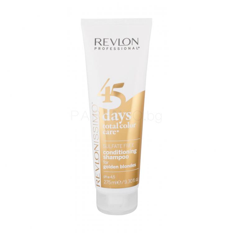 Revlon Professional Revlonissimo 45 Days 2in1 For Golden Blondes Шампоан за жени 275 ml