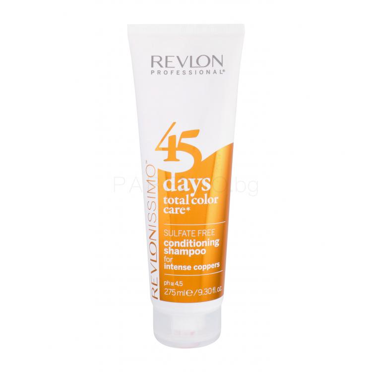 Revlon Professional Revlonissimo 45 Days Conditioning Shampoo Intense Coppers Шампоан за жени 275 ml