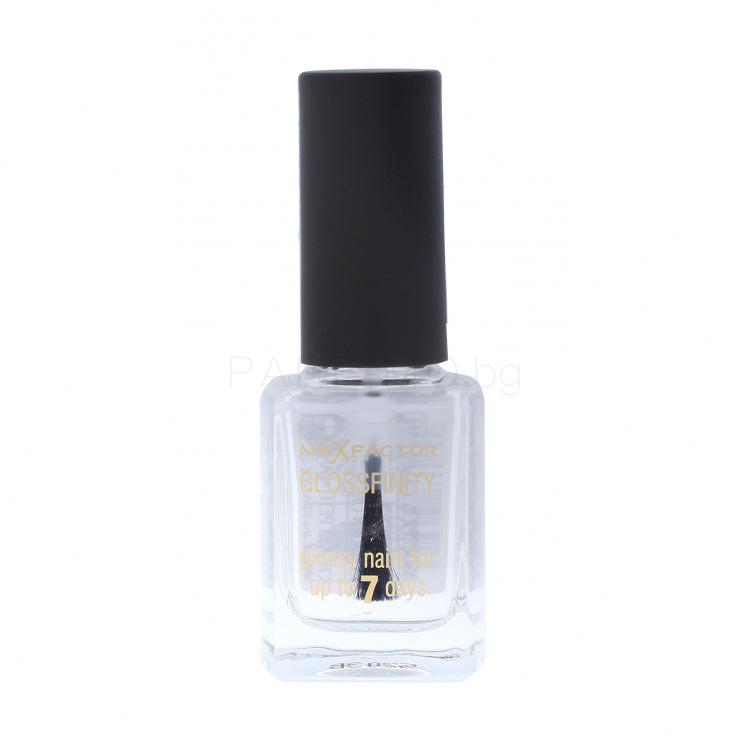 Max Factor Glossfinity Лак за нокти за жени 11 ml Нюанс 05 Top Coat