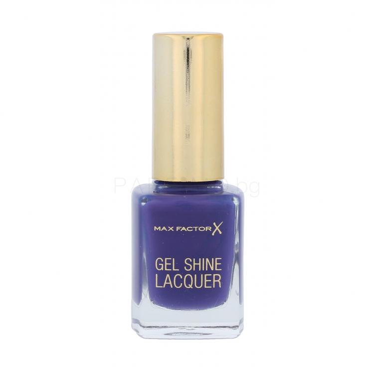 Max Factor Gel Shine Лак за нокти за жени 11 ml Нюанс 35 Lacquered Violet