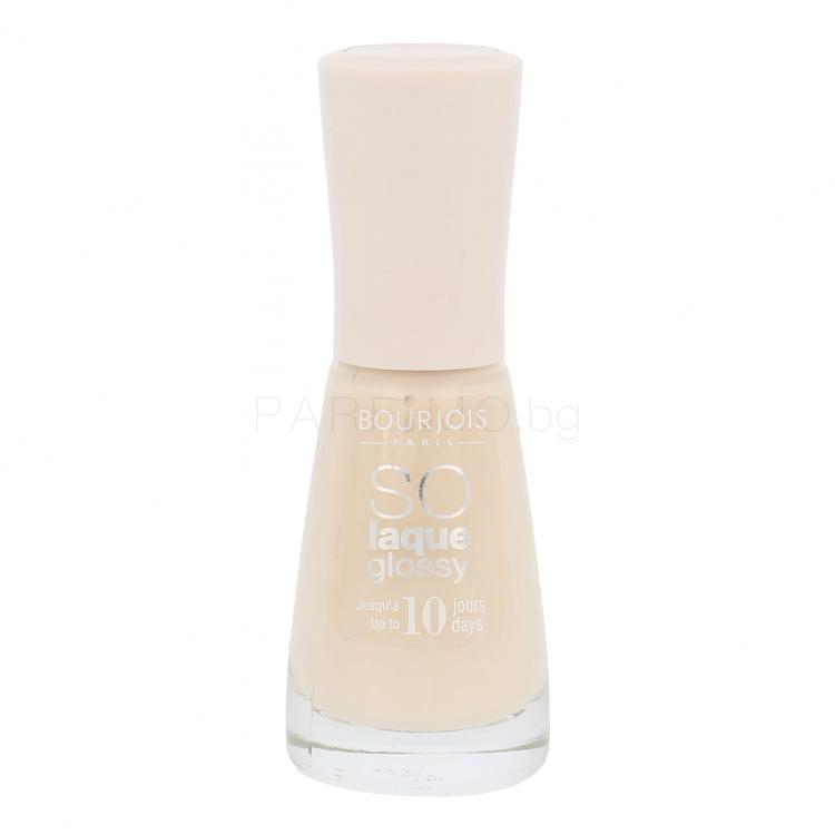 BOURJOIS Paris So Laque Glossy Лак за нокти за жени 10 ml Нюанс 07 Coton Sur Ton