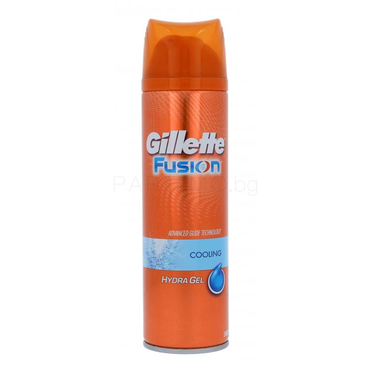 Gillette Fusion Proglide Cooling Гел за бръснене за мъже 200 ml