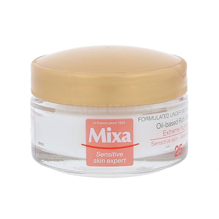Mixa Extreme Nutrition Oil-based Rich Cream Дневен крем за лице за жени 50 ml