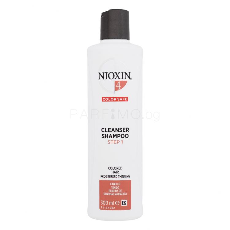 Nioxin System 4 Color Safe Cleanser Shampoo Шампоан за жени 300 ml
