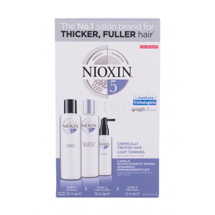 Nioxin System 5 Подаръчен комплект шампоан System 5 Cleanser Shampoo 150 ml + балсам System 5 Revitalising Conditioner 150 ml + грижа за косата System 5 Scalp &amp; Hair Treatment 50 ml