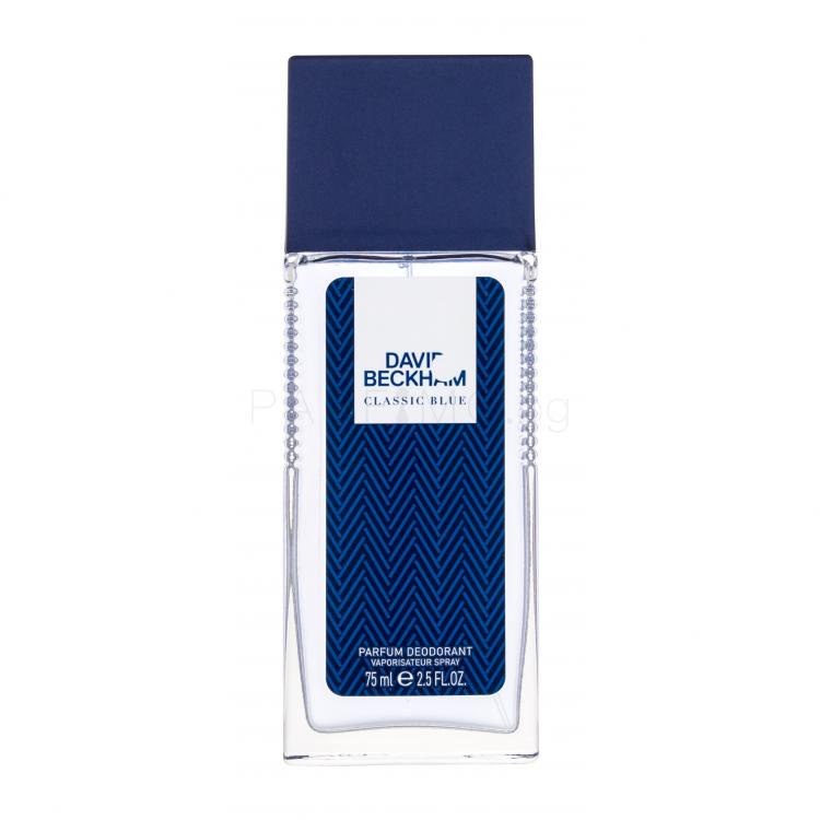 David Beckham Classic Blue Дезодорант за мъже 75 ml