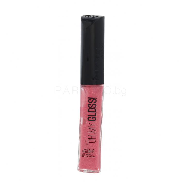 Rimmel London Oh My Gloss! Блясък за устни за жени 6,5 ml Нюанс 160 Stay my rose